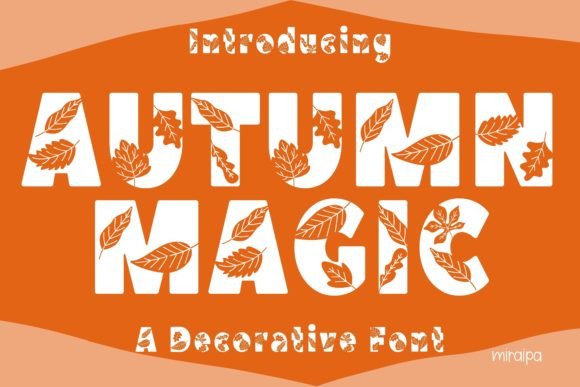 Autumn Magic Font for Creative Makers