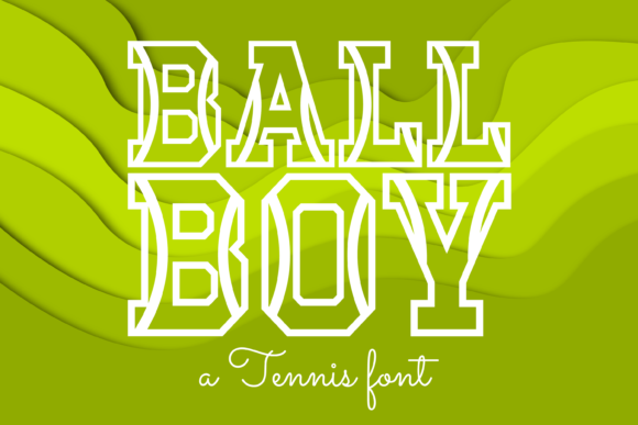 Ball Boy Font: Creative Design Tool