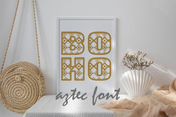 Boho Aztec Font for Bold Campaigns