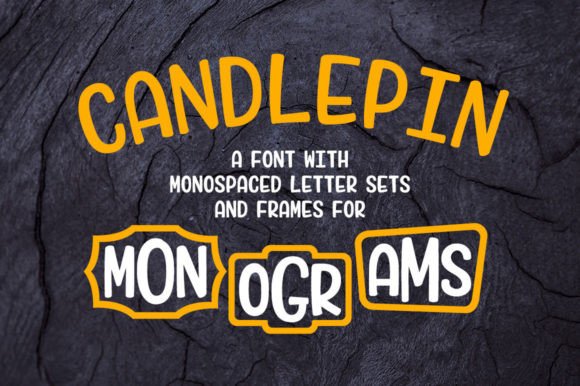 Candlepin Monogram Font