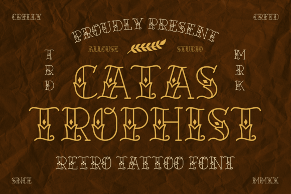 Catastrophist: A Bold Decorative Font