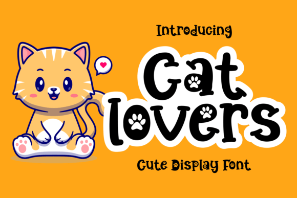 Catlovers: A Playful Font for Cat Lovers