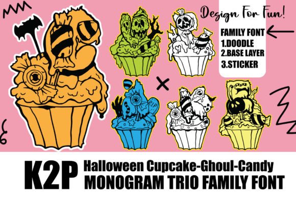 Cupcake Ghoul Candy Font