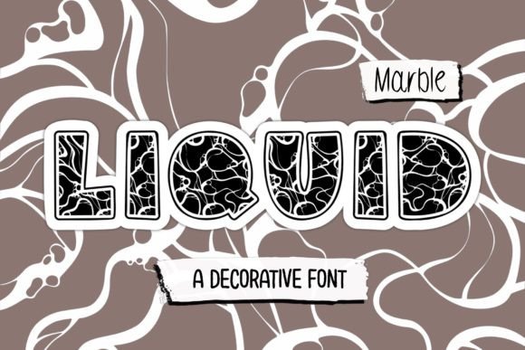 Discover Liquid Marble Font
