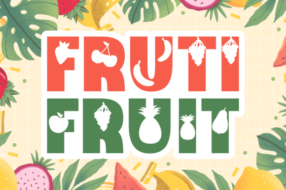 Fruti Fruit: A Bold Font for Creative Campaigns