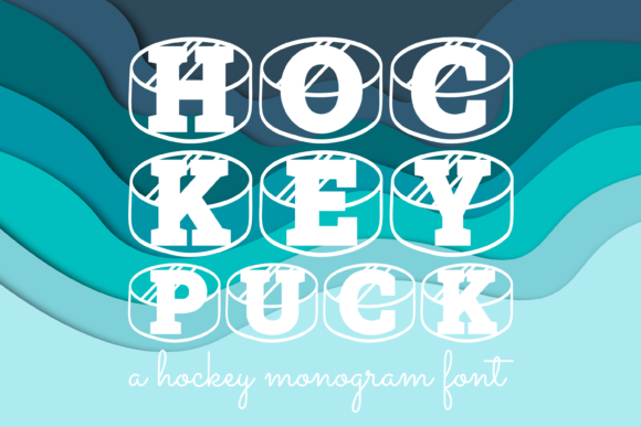 Hockey Puck Font: Bold and Beautiful