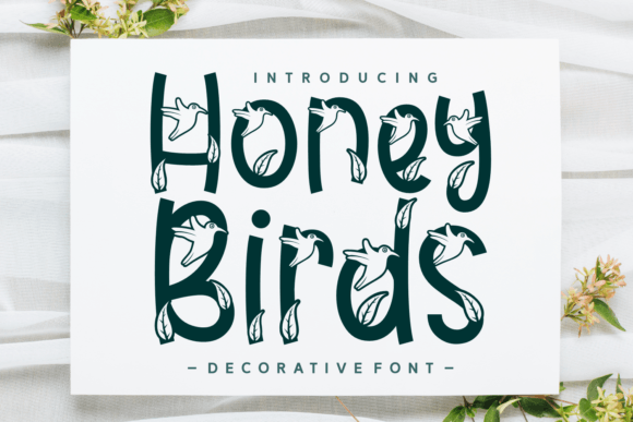 Honey Birds Font for Creative Campaigns