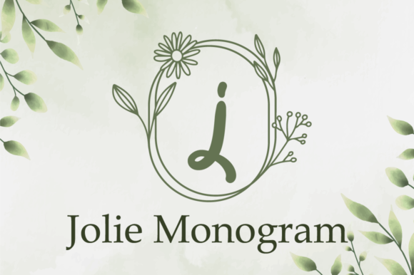 Jolie Monogram: A Stylish Font for Marketers