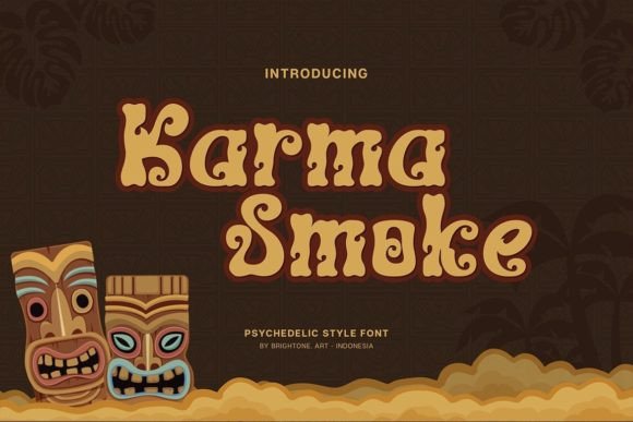 Karma Smoke: A Bold Font for Creative Campaigns