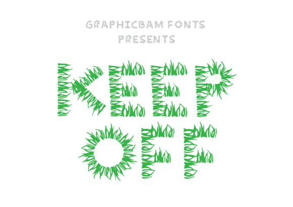 Keep Off: A Decorative Font with Personality