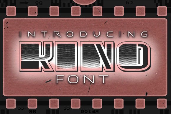 Kino: A 3D Decorative Font for Creative Projects