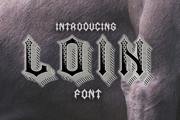 Loin: A Gothic-Inspired Font for Bold Branding