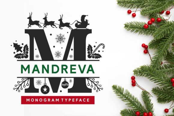Mandreva: A Festive Font for Web Design