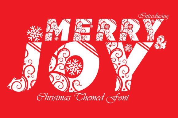 Merry and Joy Font: Festive Design Power