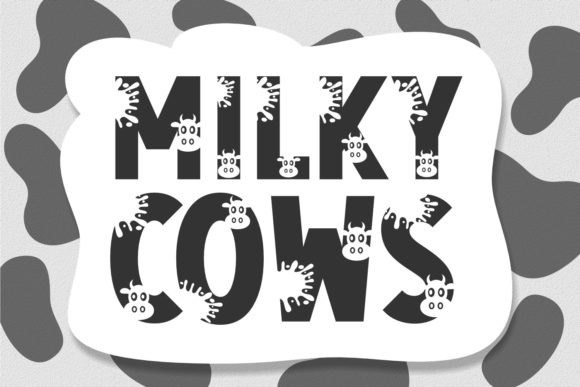 Milky Cows Font Review