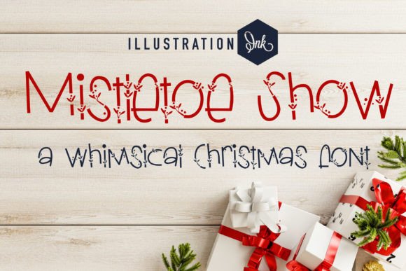 Mistletoe Show: A Holiday Font for Elegant Design