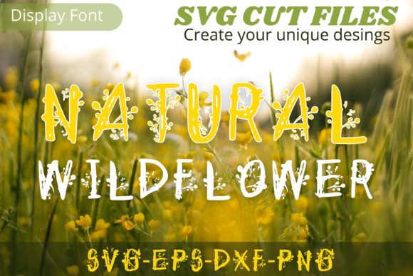 Natural Wildflower Font