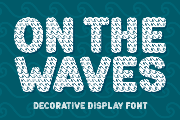 On the Waves: A Font That Captures Summer