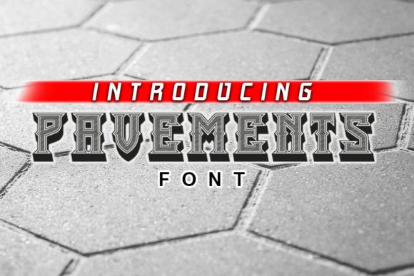 Pavements Font for Editorial Design
