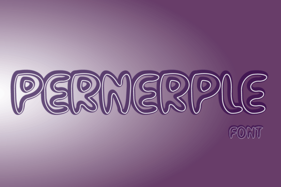 Pernerple: A Decorative Font for Creative Campaigns