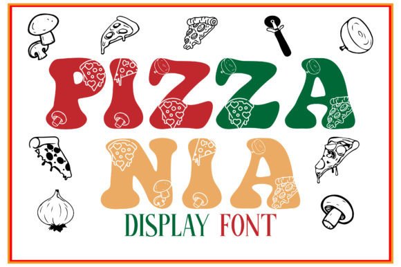 Pizzania: A Fun Decorative Font