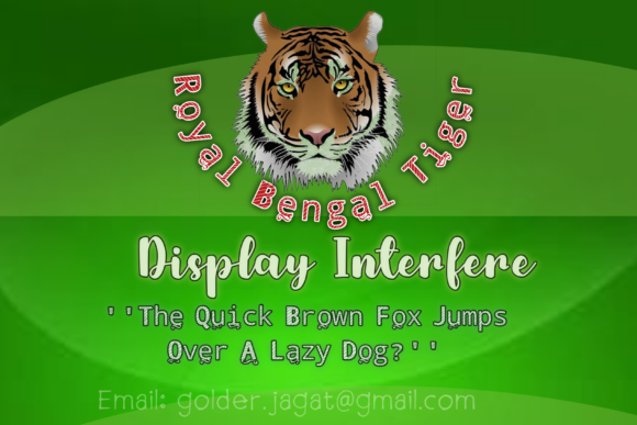 Royal Bengal Tiger Font for Web Design