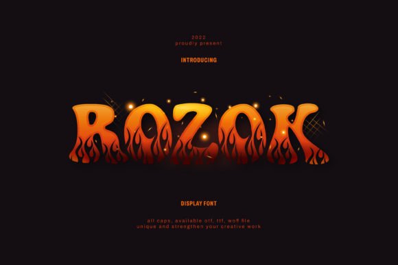Rozok: A Bold Decorative Font for Creative Projects