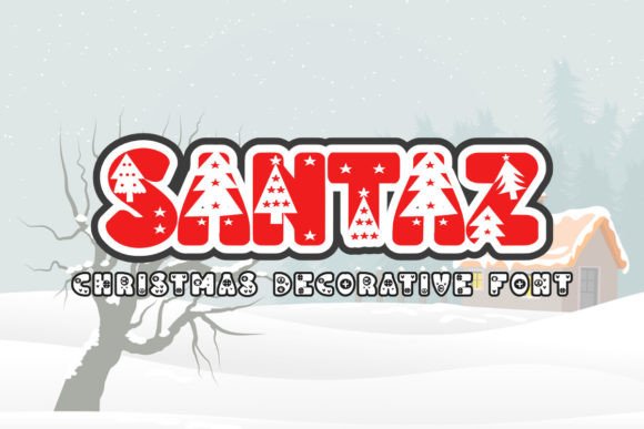 Santaz: A Winter Font for Bold Campaigns
