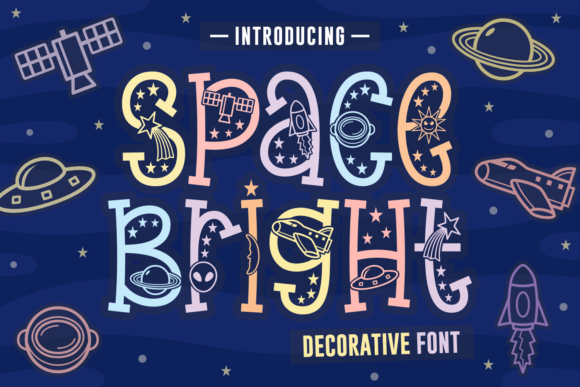 Space Bright: A Cosmic Font for Creative Designers