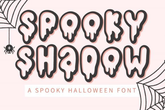 Spooky Shadow Font for Halloween Branding