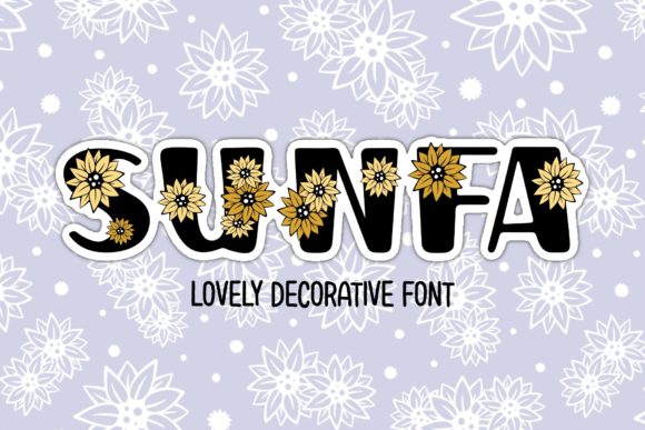 Sunfa Font: Elegant Decorative Type