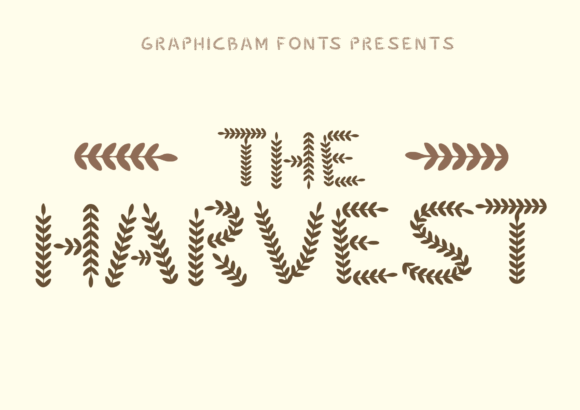 The Harvest Font