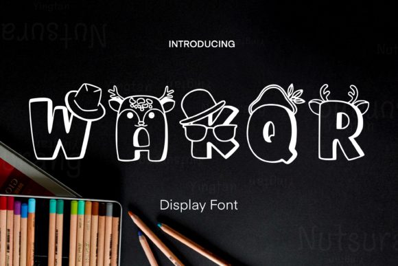 Wakqr: A Bold Font for Creative Campaigns