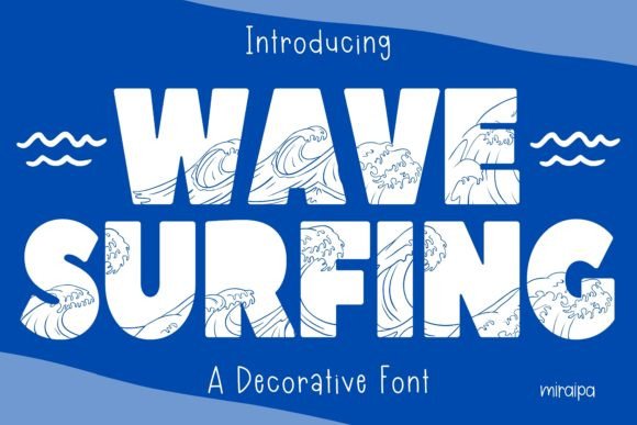 Wave Surfing Font