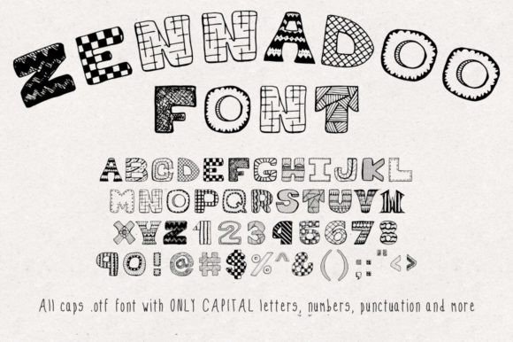 Zennadoo: A Bold Decorative Font for Web Design